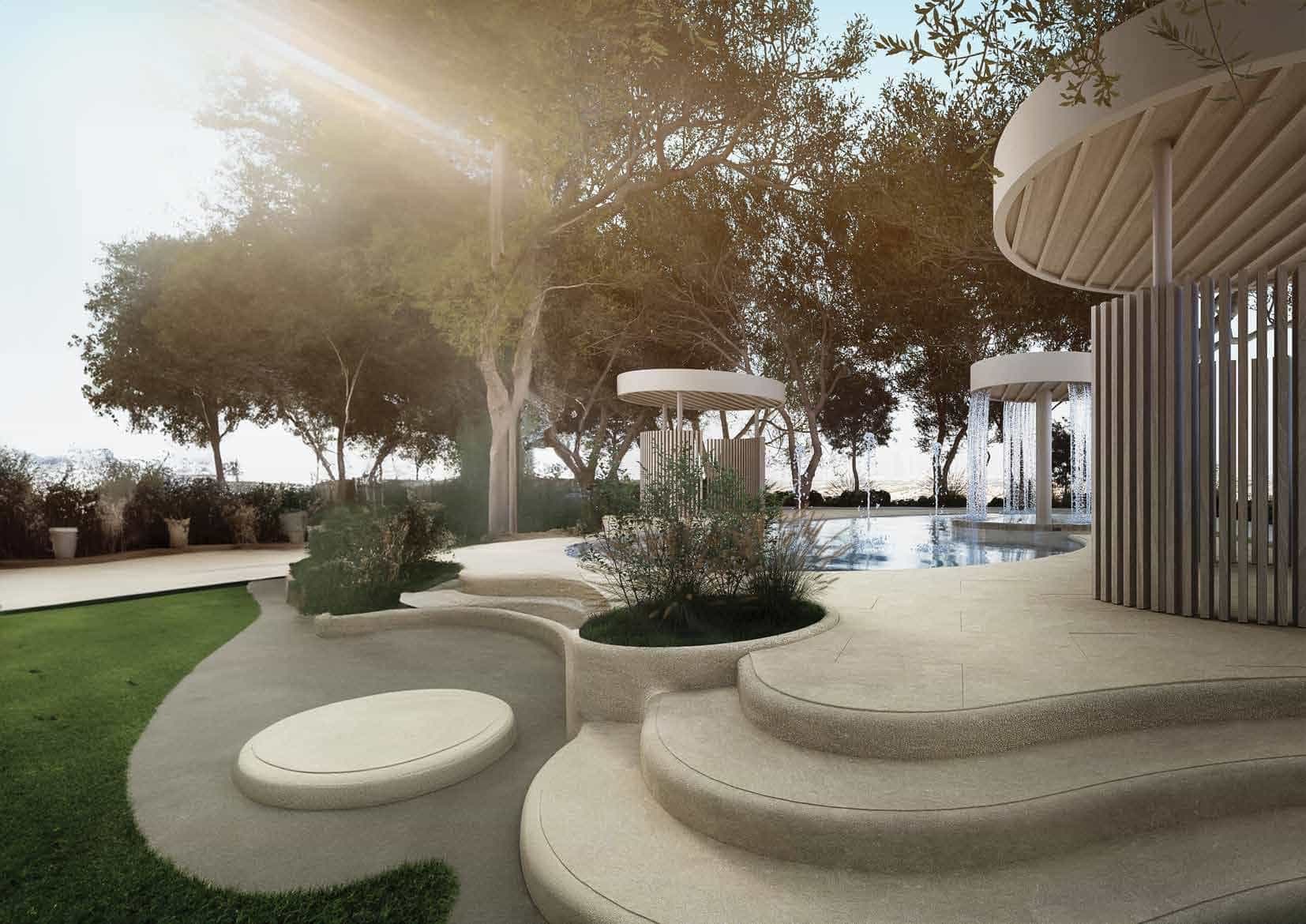 Zen Garden With Kids Pool