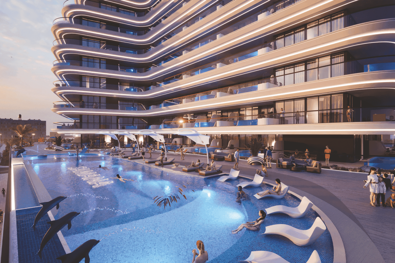 Infinity Swimming Pool & Jacuzzi