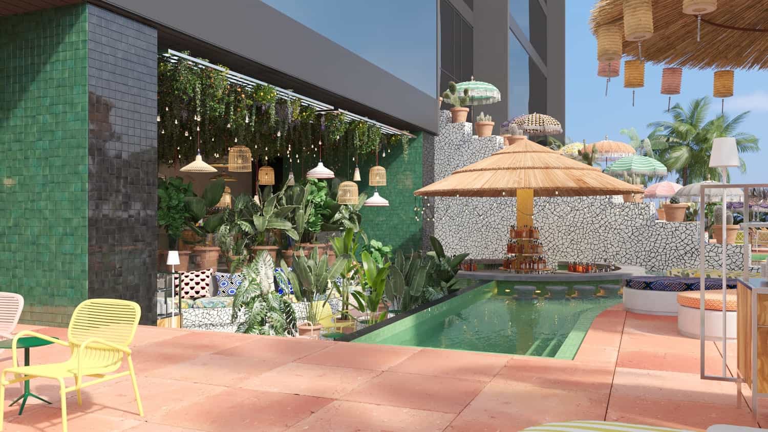 Swim-Up Bar