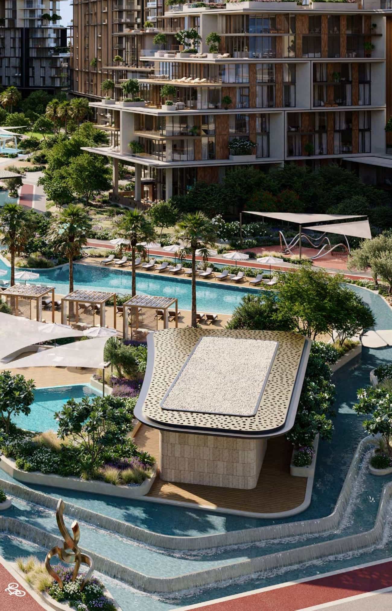 Cascading Water Features