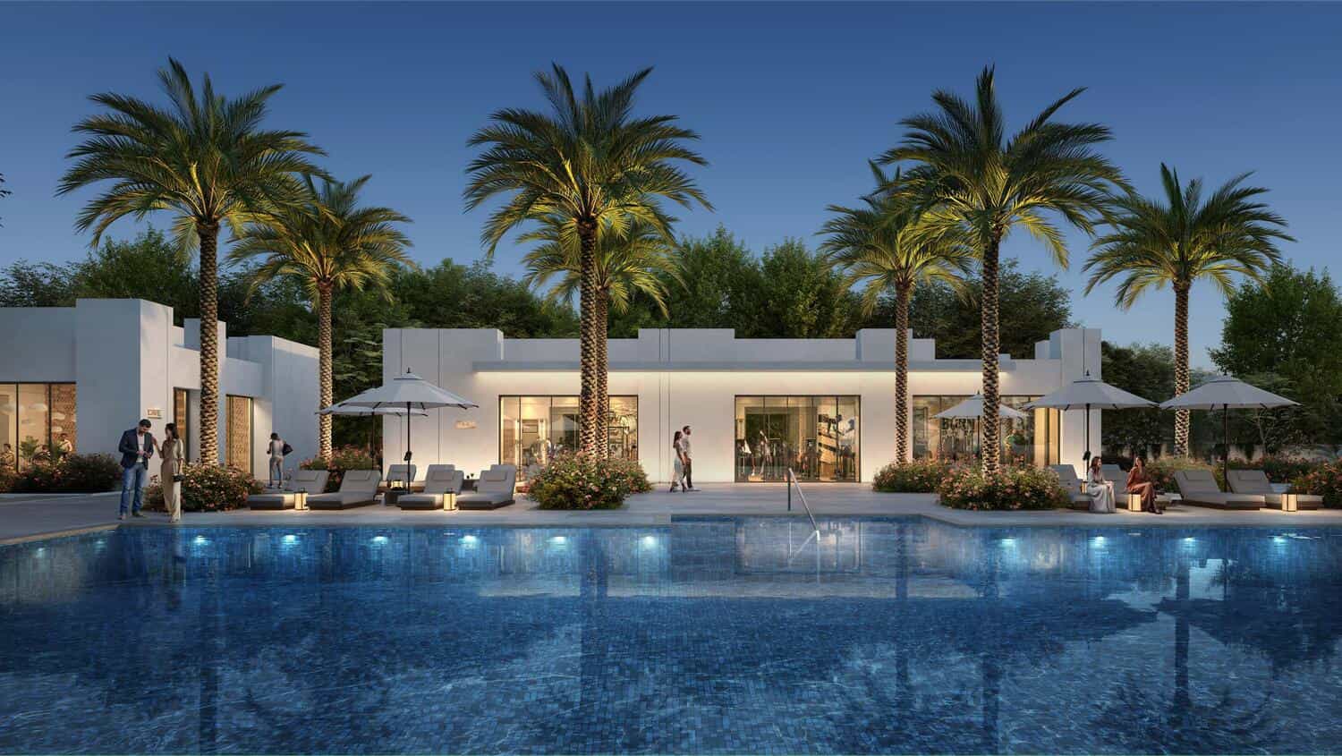 Landscaped Pool Deck