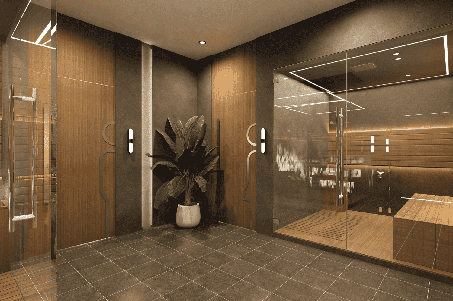 Sauna & Steam Area