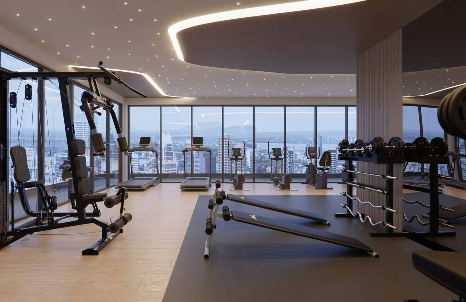 Rooftop Gym
