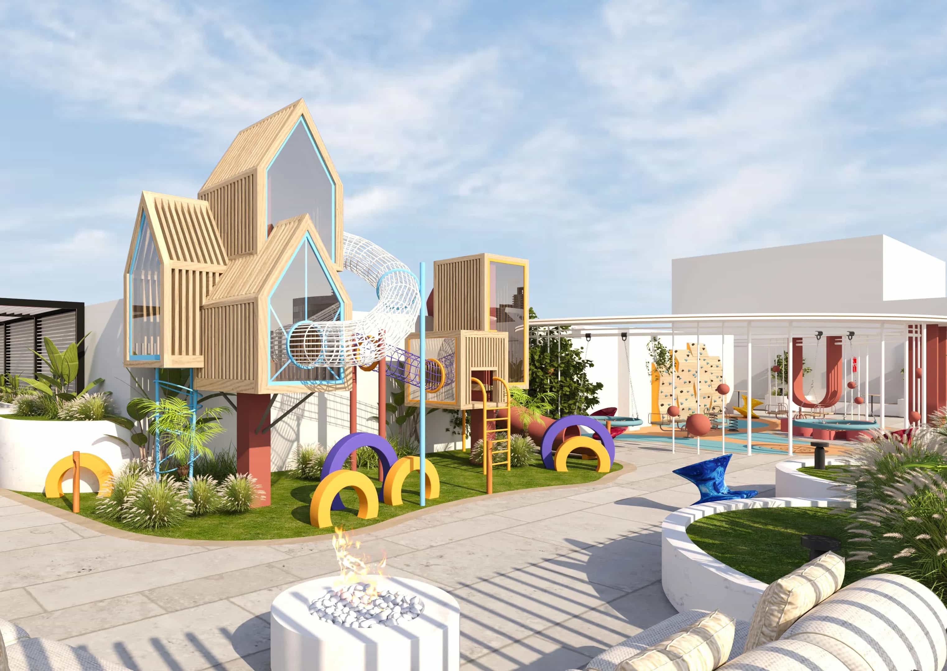 Outdoor Kids Play Area