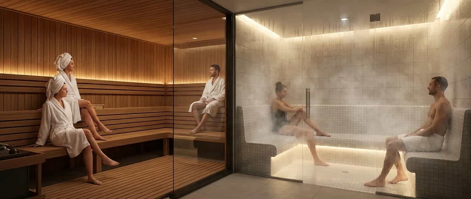 Sauna and Steam Room