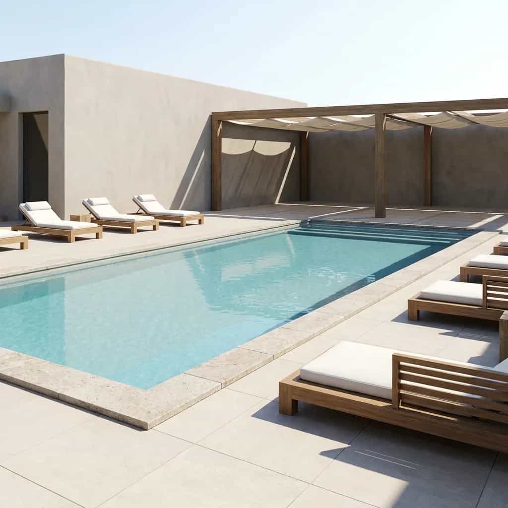 Sun Loungers, Sunken Seating and Cabanas