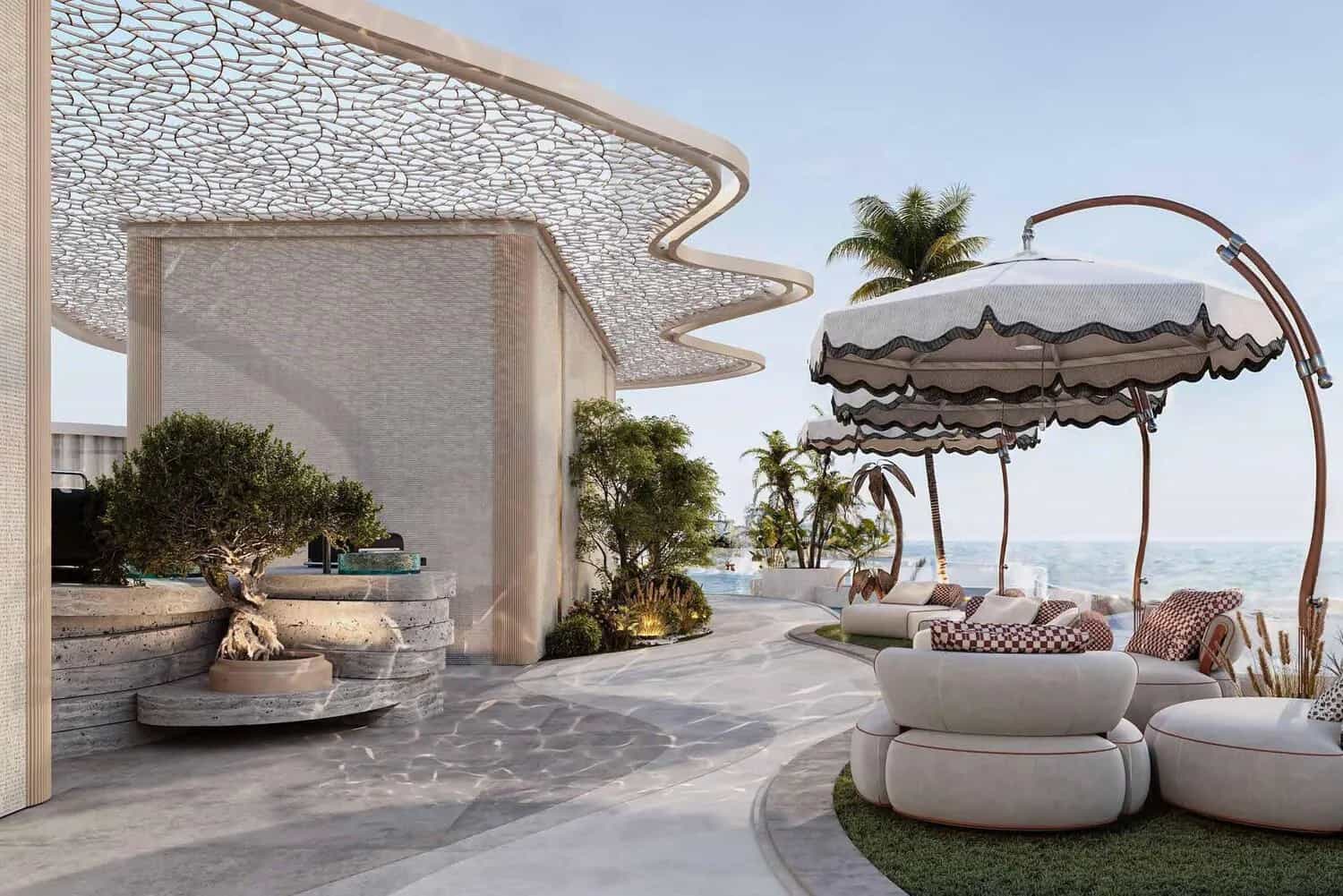 Beach Club & Rooftop BBQ Station