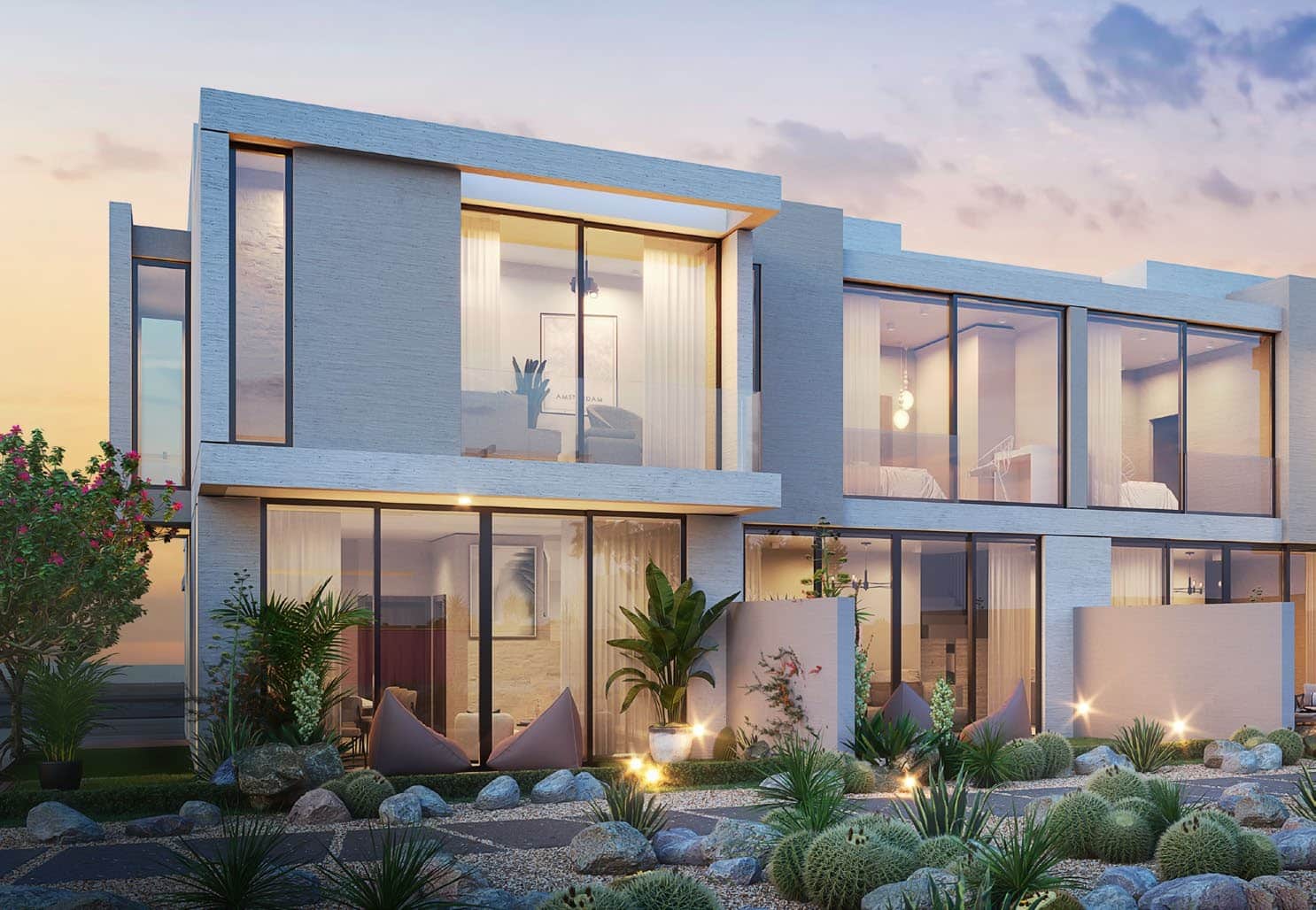 Attached villas