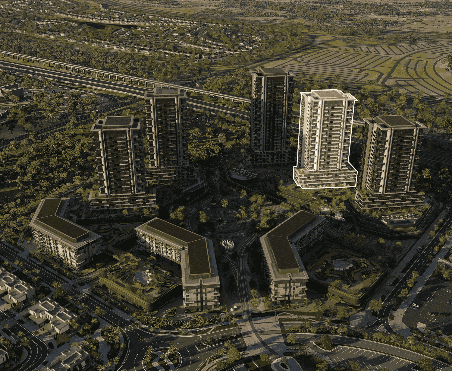 Teal Tower (G + 23floors)