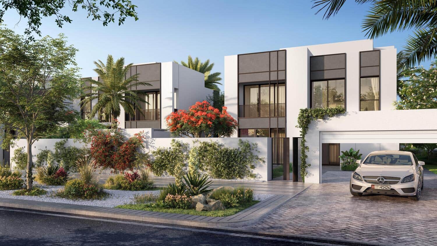 Modern style villas
