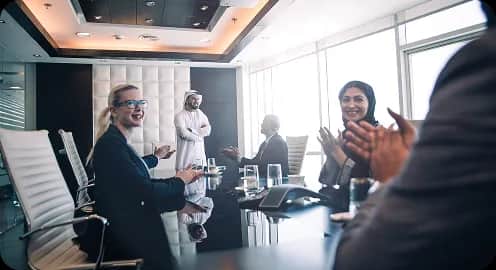 Boardroom meeting